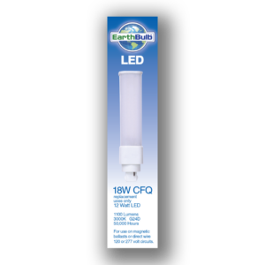 10709 LED EarthBulb 18W CFQ Replacement Uses Only
