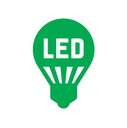 LED lamps icon